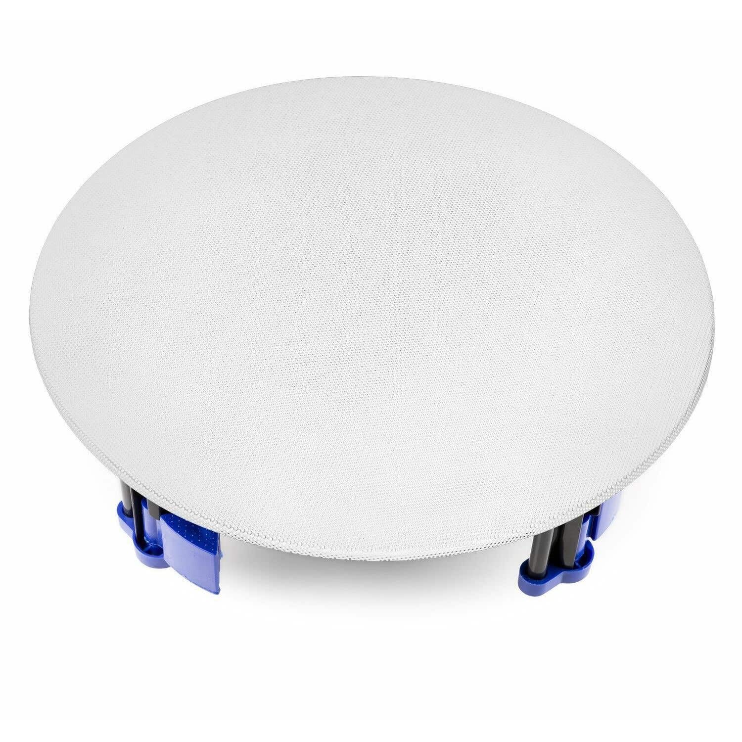 Power Dynamics NCSS6 Enceinte de Plafond 6,5" 30 Watts - Blanc, 8 Ohms, Grille Métallique, Haut-Parleur avec Système de Fixation Rapide, Idéal pour Installation Public Address