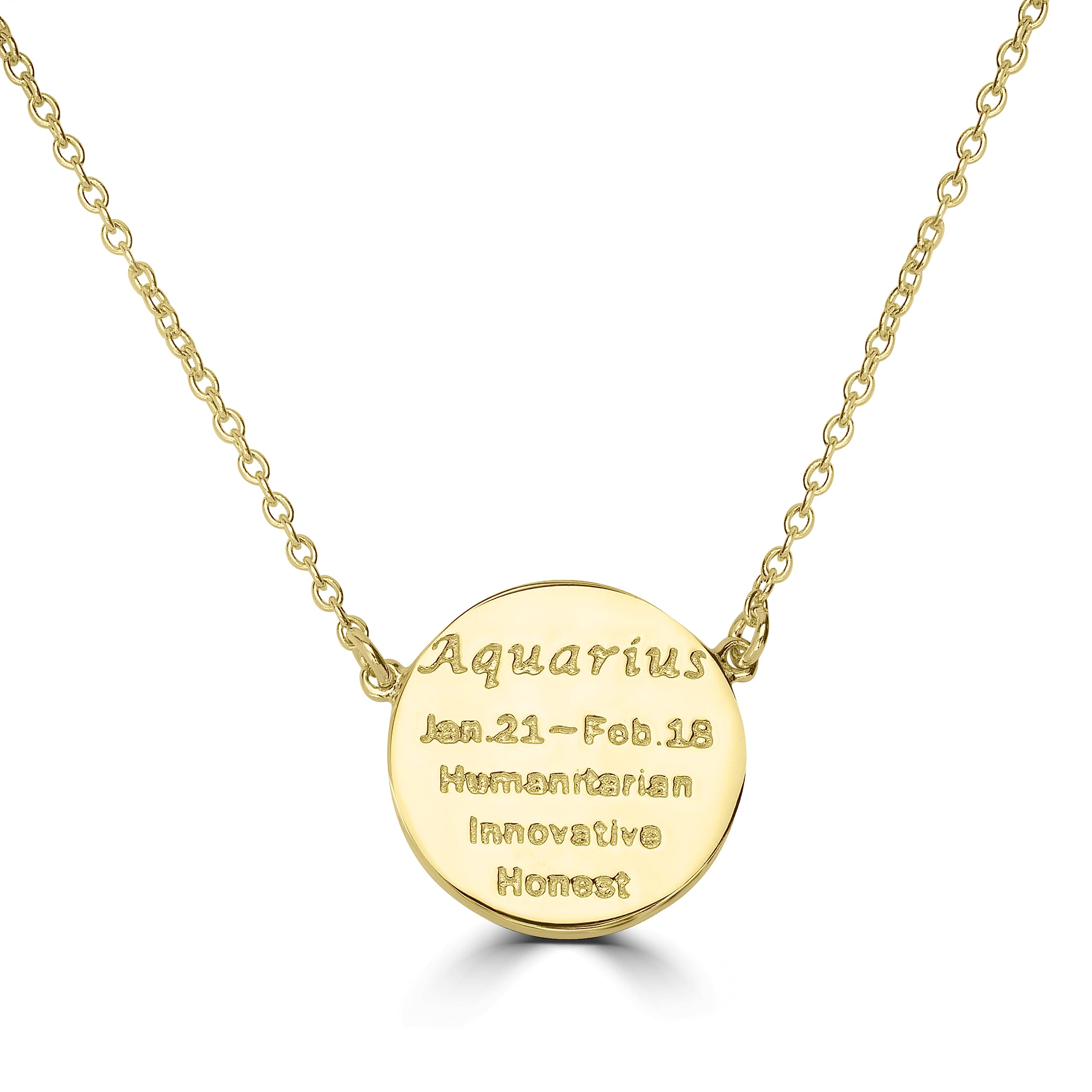 Collar con colgante de plata de ley y cristal chapado en oro con cadena de cable de 40,6 cm, colgante de mes de nacimiento, regalo de joyería para ella