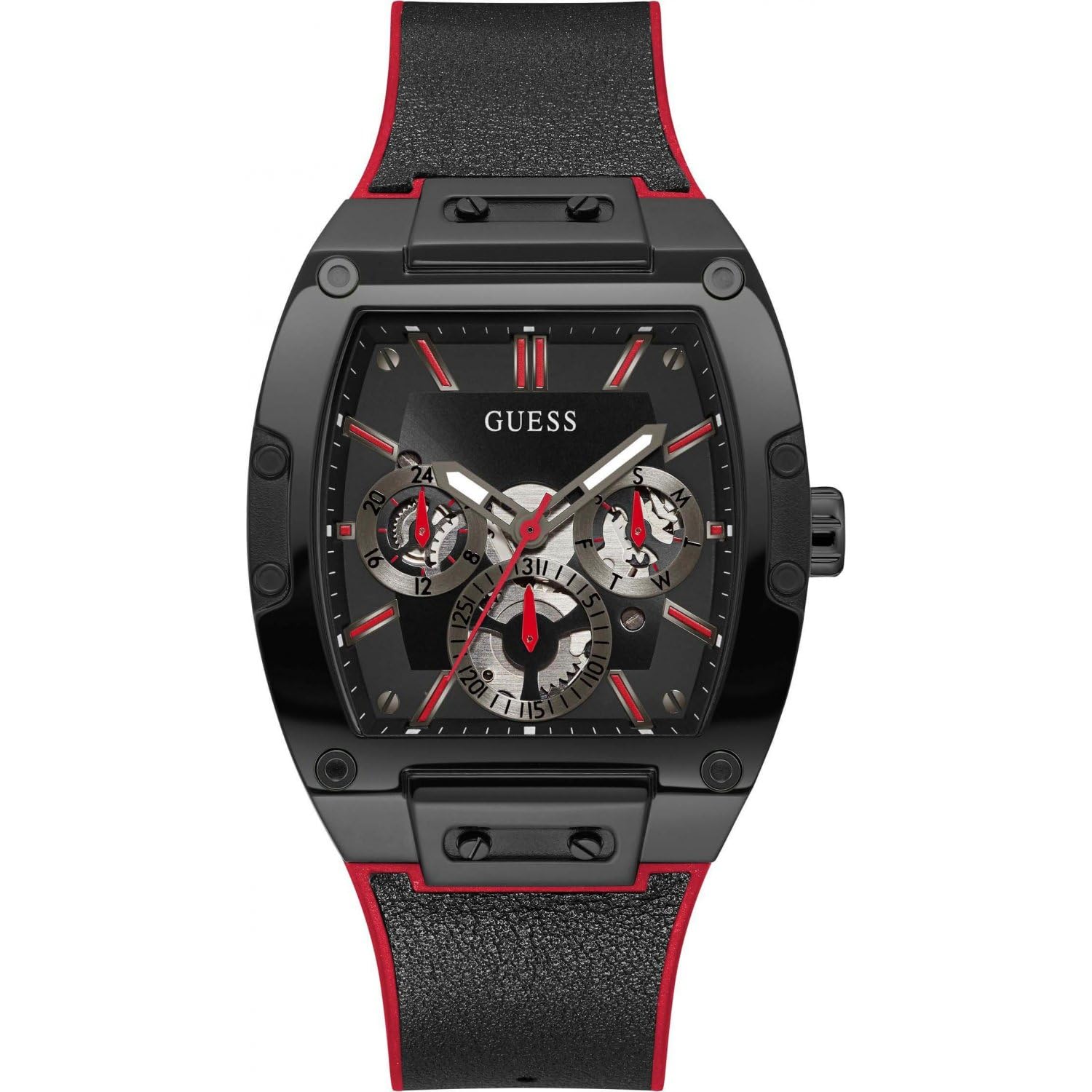 GUESSMens Casual Multifunction 43mm Watch