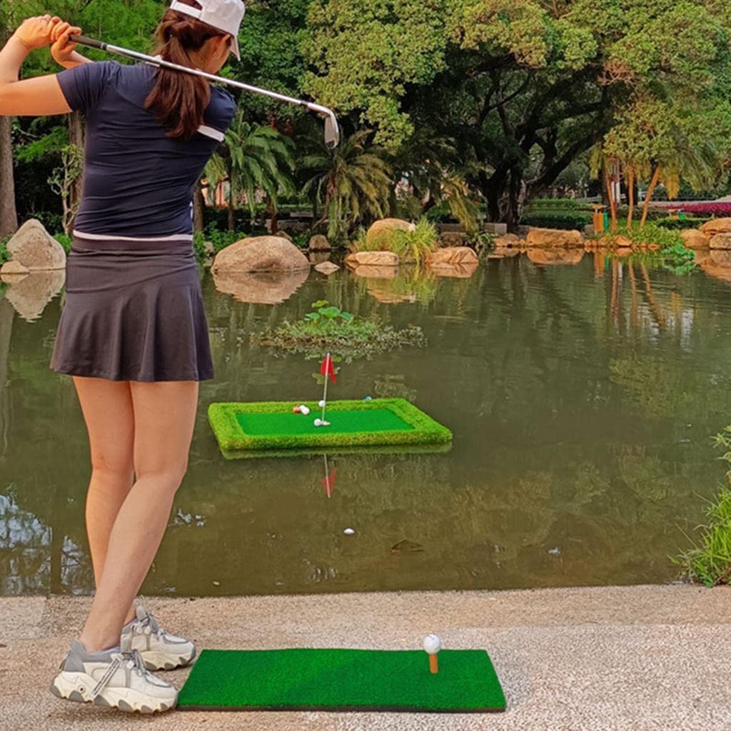 Tappetino Galleggiante per Il Putting da Golf in Giardino, Ideale per Allenarsi su Campi da Gioco Come Laghi, Piscine, Stagni E Sport Acquatici all