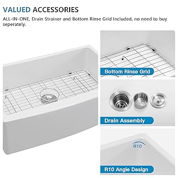 33 White Farm Sink - Fulorni 33 33 White Farm Sink - Fulorni 33