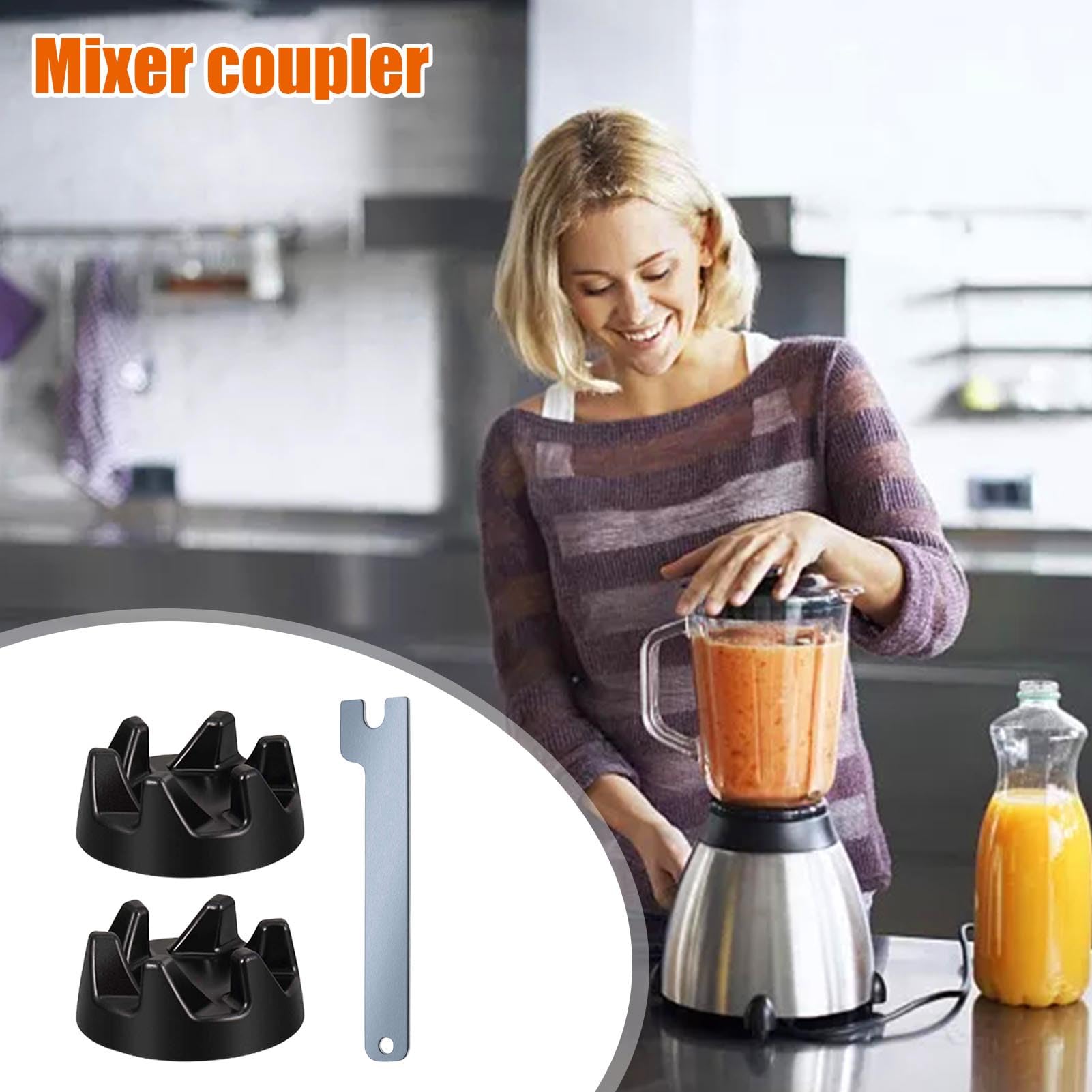Blender Mixer Onderdelen Koppelingen, Compatibel for Braun 4165 4199 4191 MQ535 MQ5035 MQ3035 MQ545 MQ5045 Accessoires 13 cm Diameter Kom