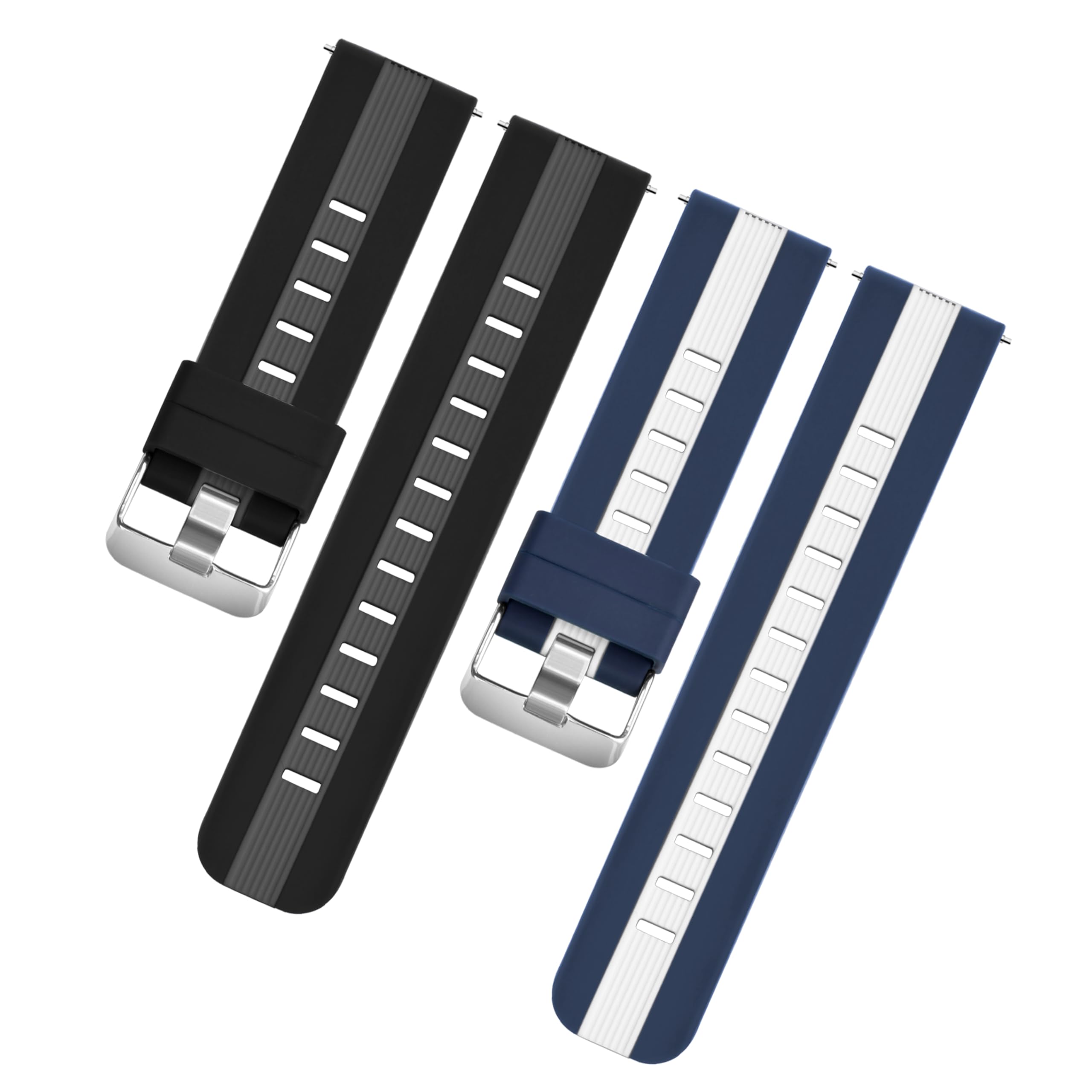 TIMEWEAR 22 Mm Silicone Strap With Quick Release Pin Sidebar, Compatible With Analog Watches And Smart Watches With Lug Width 22Mm, Multi-Colour (B0DCTSF8TP) Amazon Price History, Amazon Price Tracker
