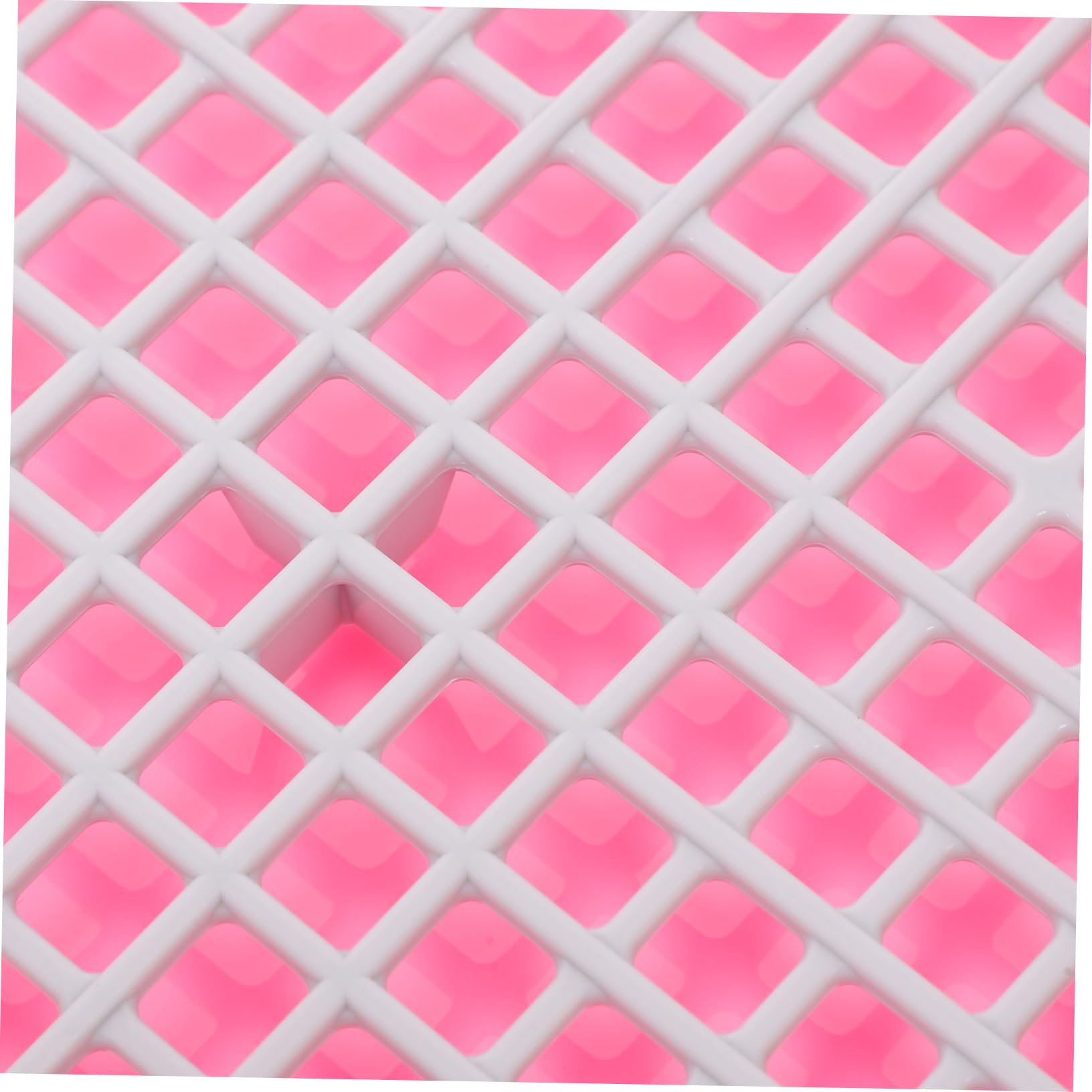 Housoutil Welpentoilette vom Typ Gitter aus Kunststoff, Rosa, für Drinnen