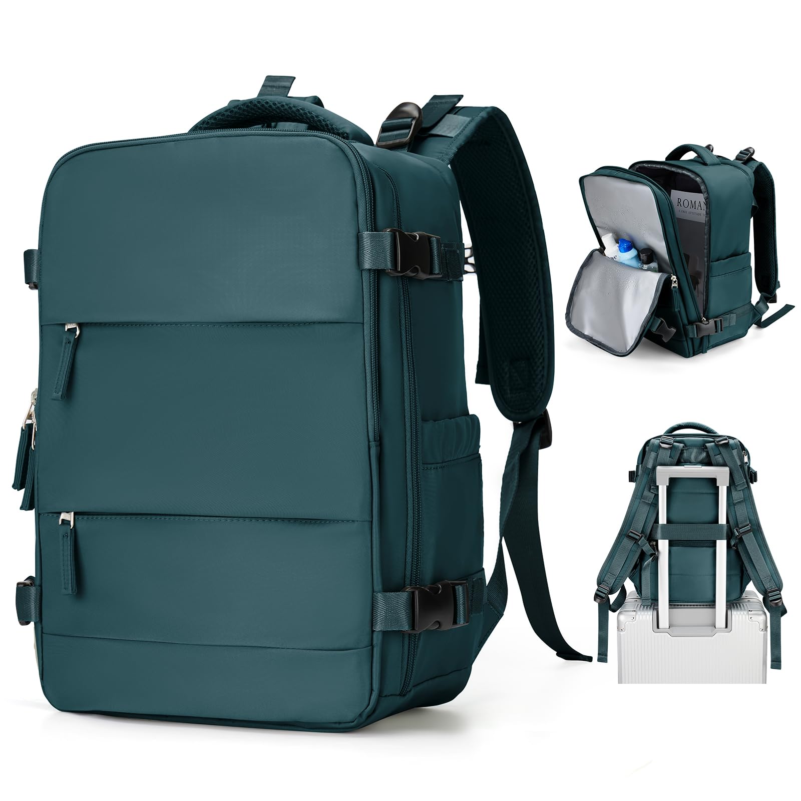 BJLFS Borse da Cabina per Ryanair 40x20x25 Bagaglio a Mano Zaino Borsa Zaino da Viaggio, Zaino da trekking,Zaino Easyjet 45x36x20,Zaino Casual per laptop da 14 pollici per scuola