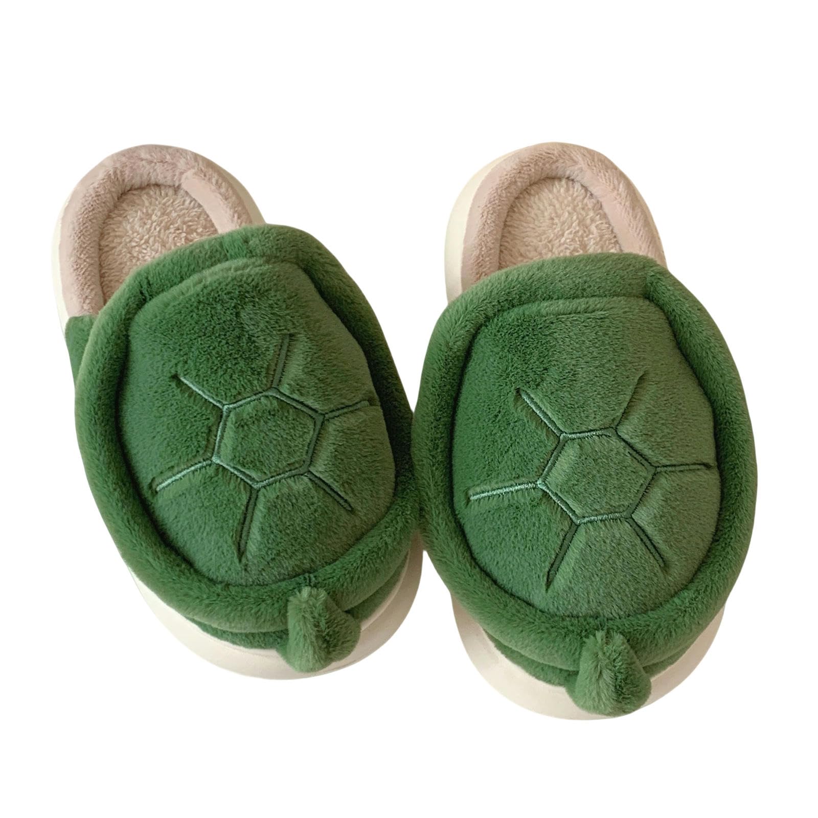 Pantofole Pelipustose Pannelli Di Cotone Per Suola Morbida Per Le Donne Invernali Invernali Calde E Comode Scarpe Da Interno-verde-35-36