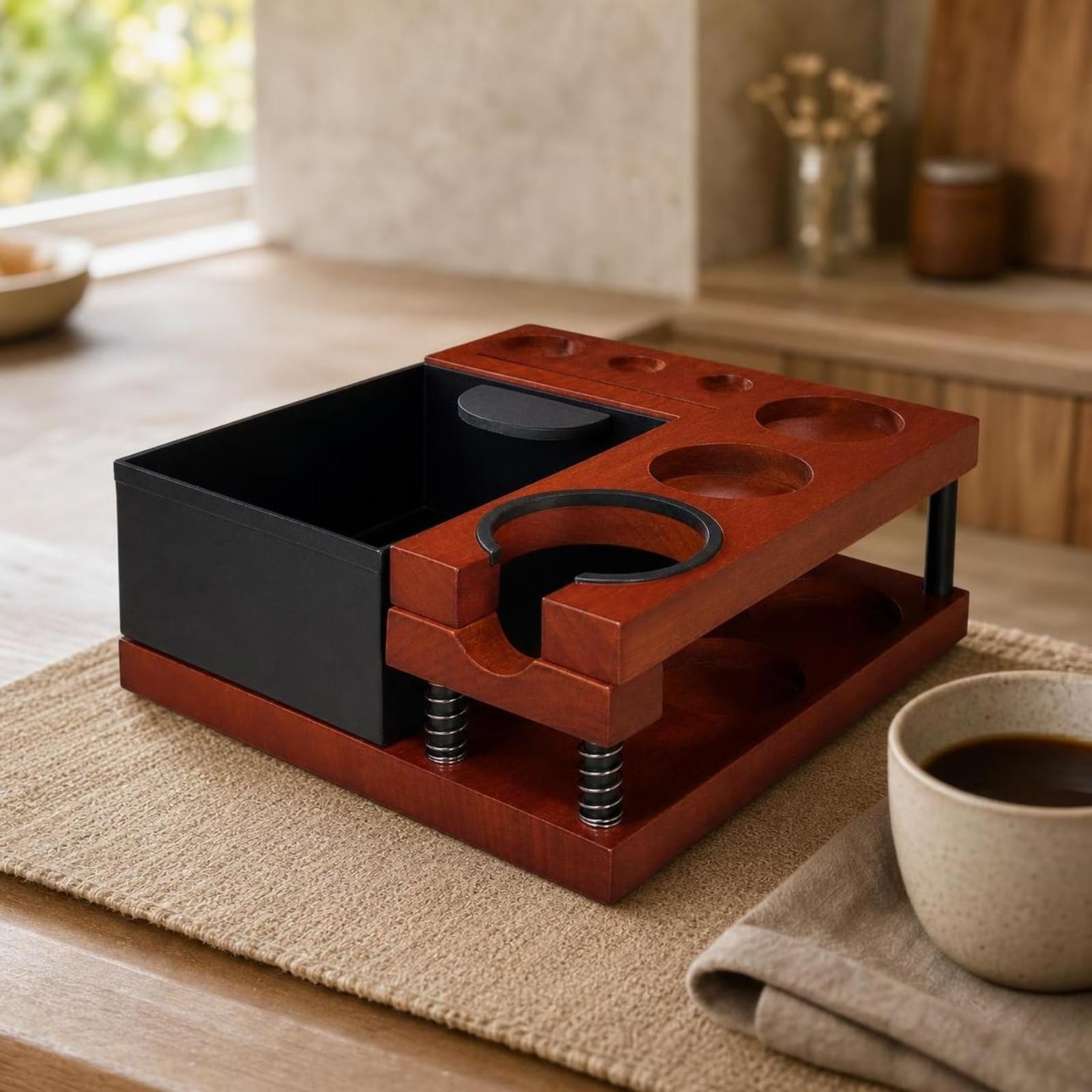 Yajuyi Pressino e filtro Elegante | Robusto, Organizzatore per Accessori, Caffetteria