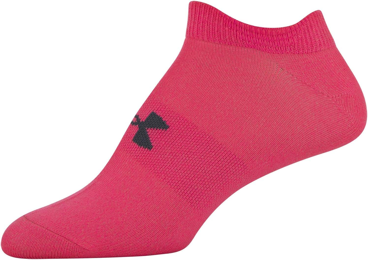 Under Armour womens Essential 2.0 Lightweight No Show Socks, 6-pairs