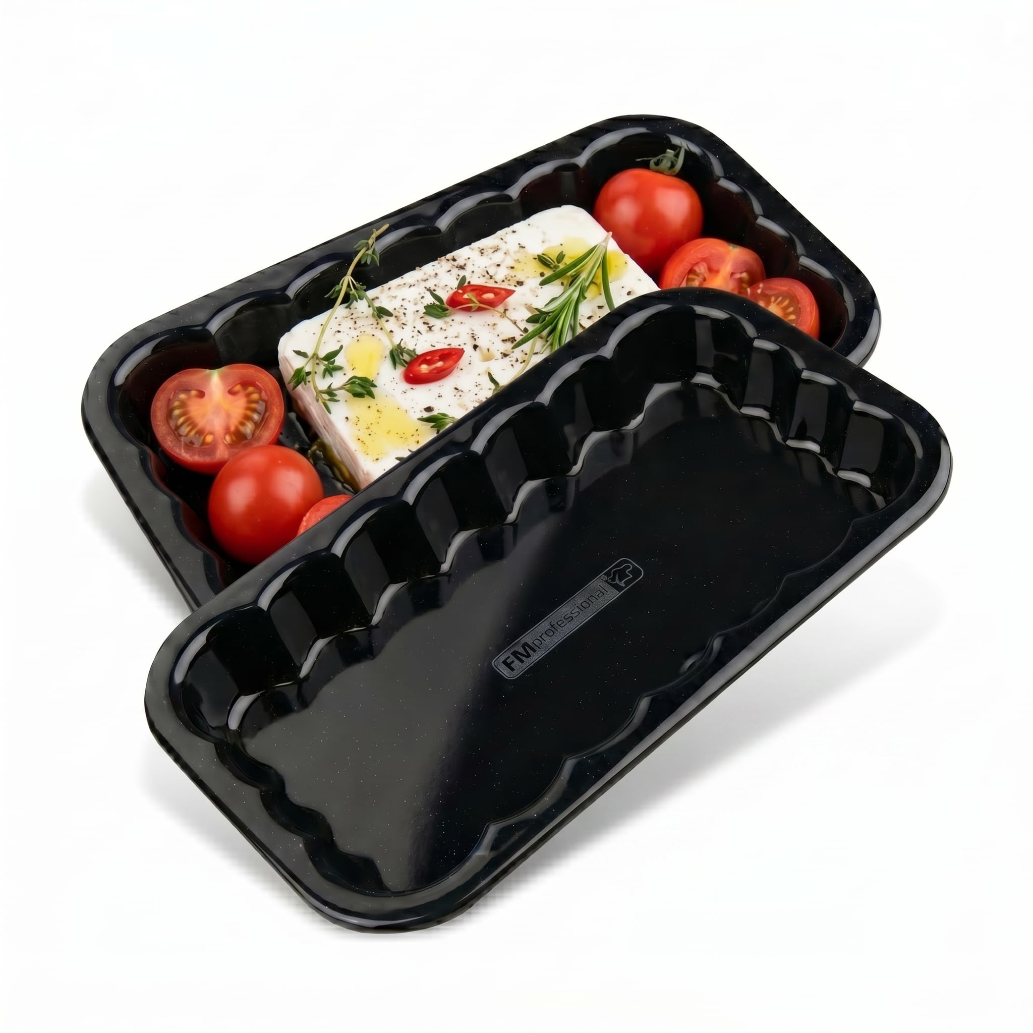 Bandeja grill Fackelmann para horno y queso gratinado en pack de dos piezas reutilizables