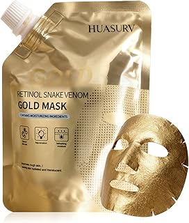 Máscara facial de veneno de serpiente con ret...