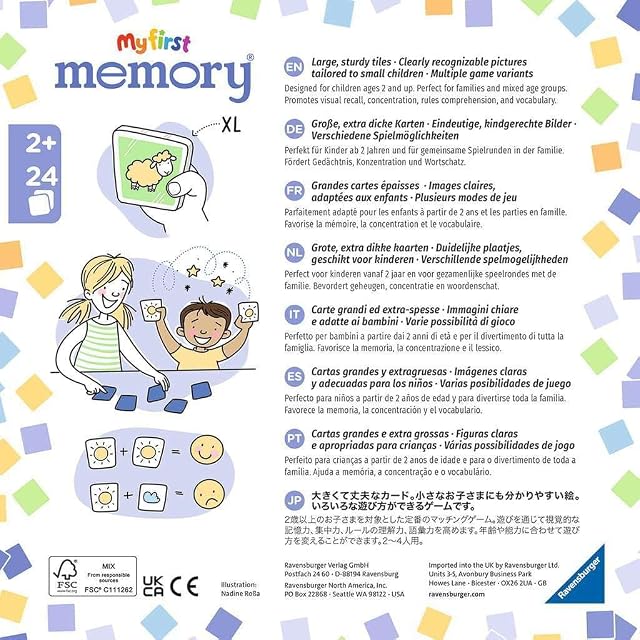 Foto 2 de 8 de Ravensburger - 20878 - Vehículos My First Memory®, Juego de memorización y búsqueda con Tarjetas ilustradas…