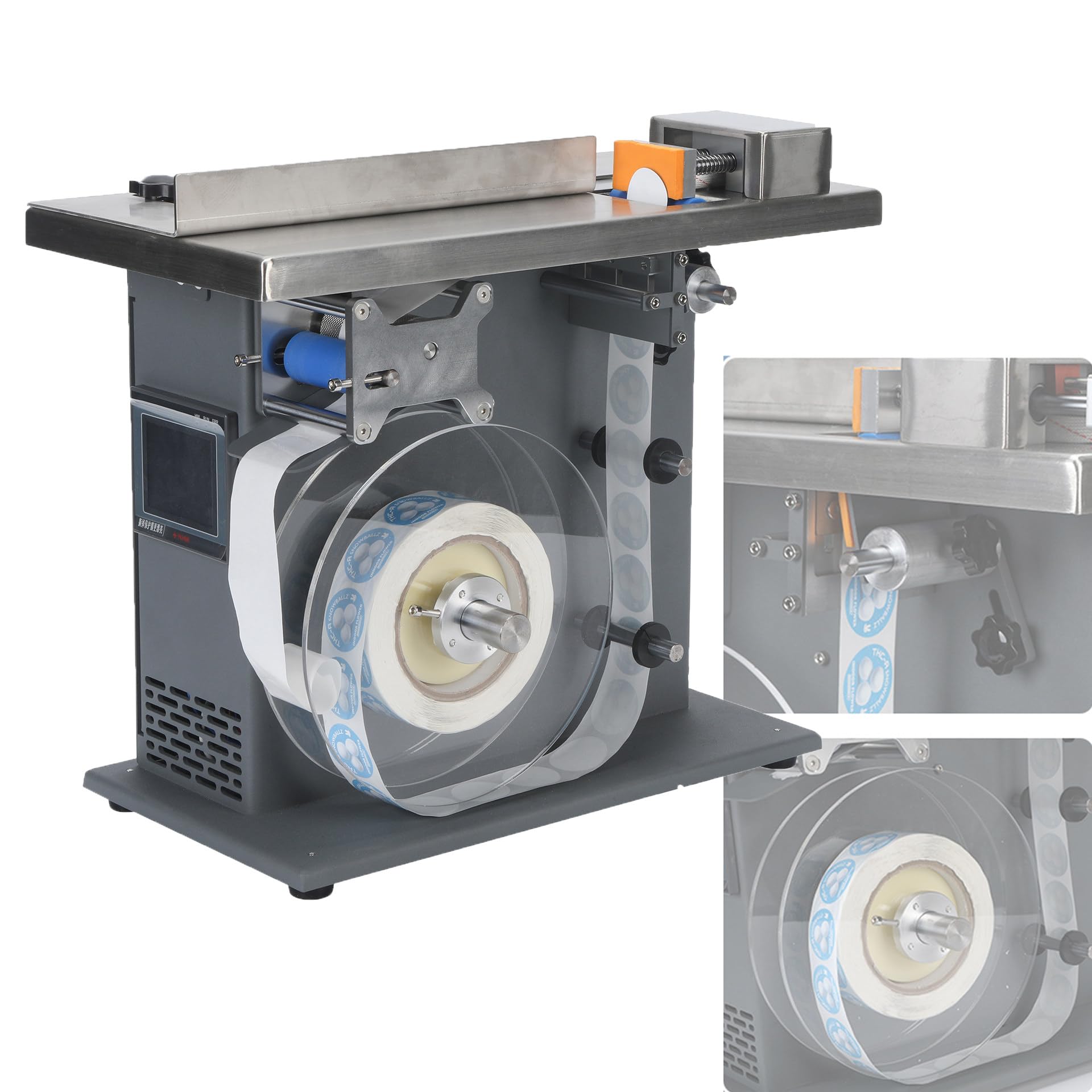 WIANQIAN Precision Corner Label Applicator Machine with Adjustable Settings