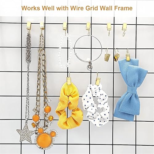 Vista 20 de Coideal - Ganchos pequeños para cortinas para colgar luces de fiesta, decoración para ducha, decoración del hogar, fotos, exhibición de manualidades