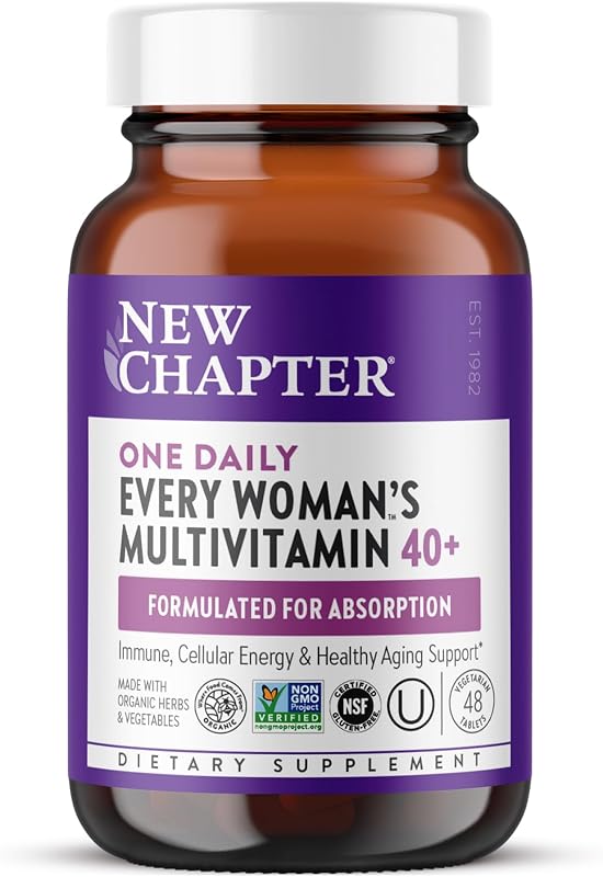 New Chapter Every Woman's One Daily 40+ Multivitamínico, 48 comprimidos