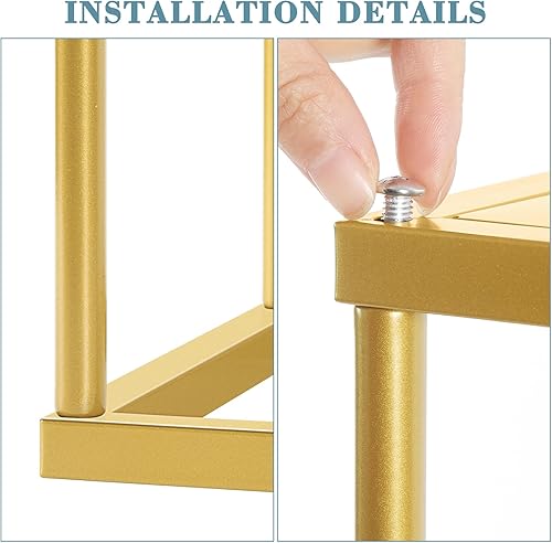 Miniatura 5 de HEOMU Centros de mesa de boda para mesas con placas de malla, 2 jarrones de flores de metal para centros de mesa, columna de 23.6 pulgadas, soporte