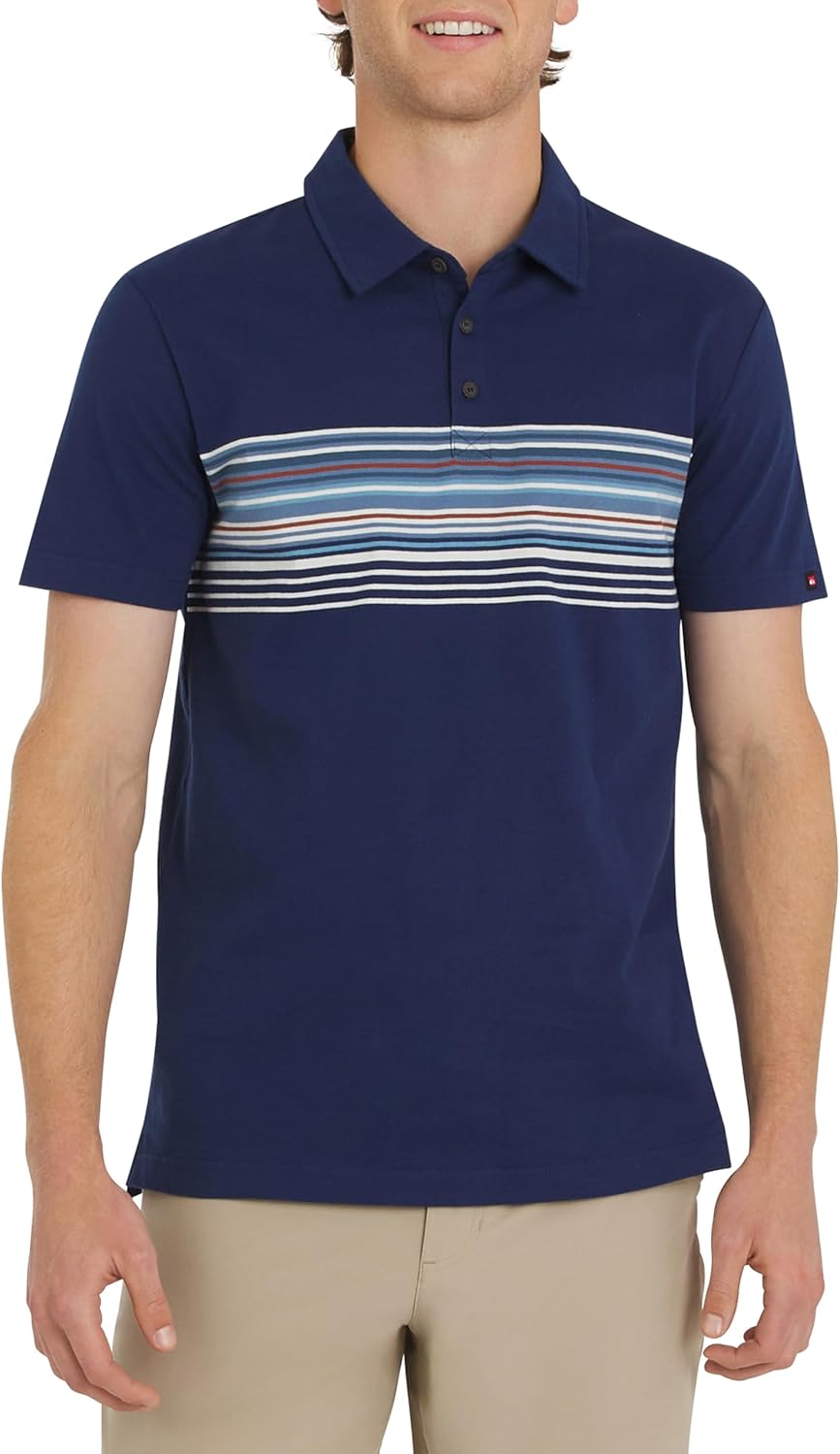 Quiksilver Men's Regular Fit Soft Cotton Jersey Short Sleeve Polo Shirt