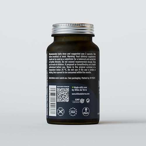 Miniatura 9 de HIFAS DA TERRA Mico-Five - Complejo de hongos, suplemento de hongos con reishi orgánico, shiitake y chaga, nootrópico herbario y apoyo inmunológico