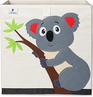 FUTURE FOUNDER Boîte de rangement pour enfants I Jolie boîte à jouets I Boîtes de rangement pour chambre d'enfant (33 x 33 x 33 cm) pour rangement dans l'étagère Kallax