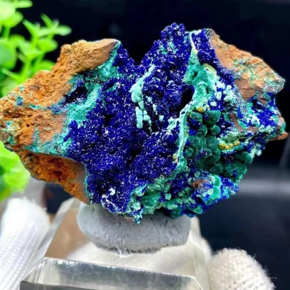 Beautiful Azurite Malachite Cluster Crystal Collection (Size : 10-20g)