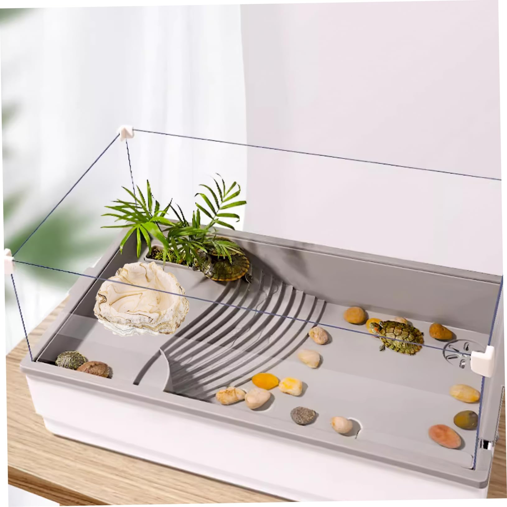Toddmomy 5piezas Tazón De Alimentación y Agua para Reptiles Plato De Resina para Terrario Diseño Estable y Duradero para Comida y Bebida De Mascotas Reptiles Accesorio De Terrario para