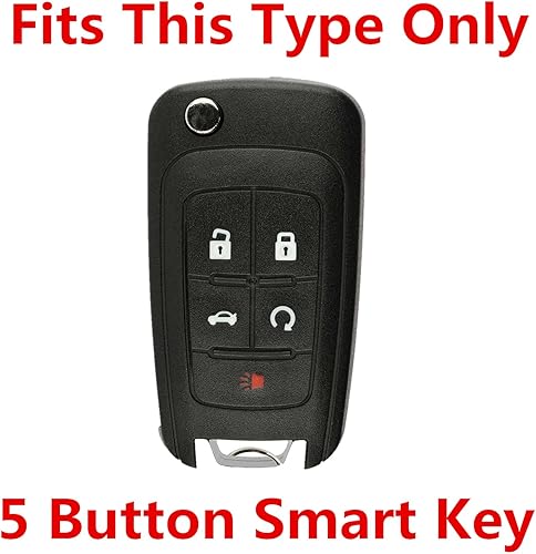 Miniatura 2 de Funda de silicona para llavero de Chevy protector de control remoto sin llave de repuesto para Chevrolet Equinox Cruze Camaro Malibu Impala Sonic