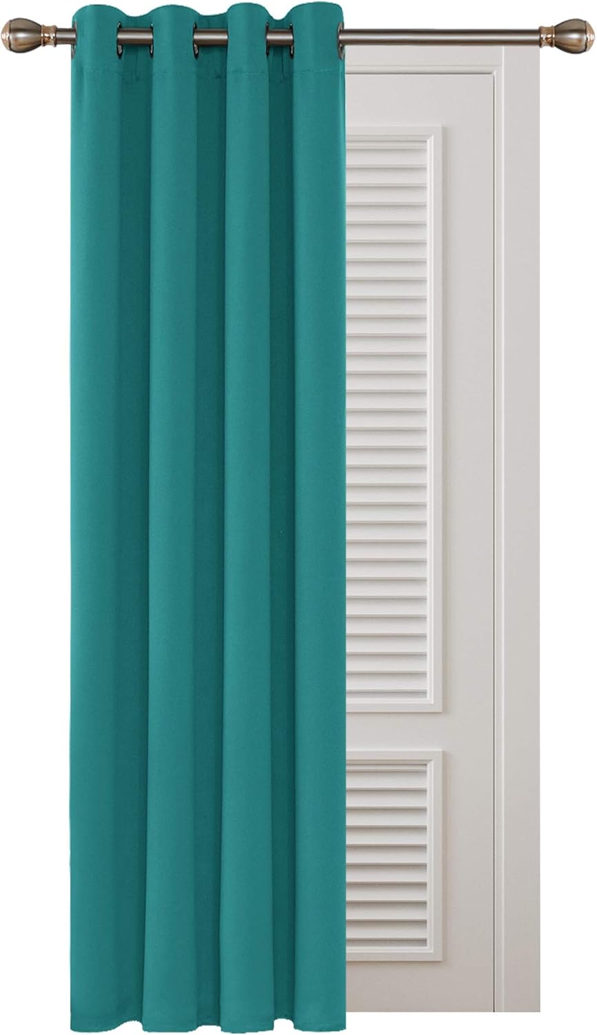 Deconovo Solid Curtain Blackout Curtain Material Curtain Eyelet