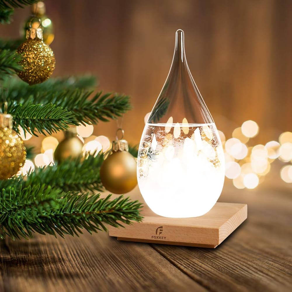 Amazon.co.jp: ストームグラス 天気予測器 天気ガラス スノードーム