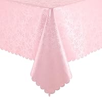 Vista 55 de Smiry Square Table Cloth, Waterproof Heavy Duty Vinyl Tablecloths, Wipeable Washable Table Cover for Kitchen and Dining Room (Baby Blue, 54" X 54")