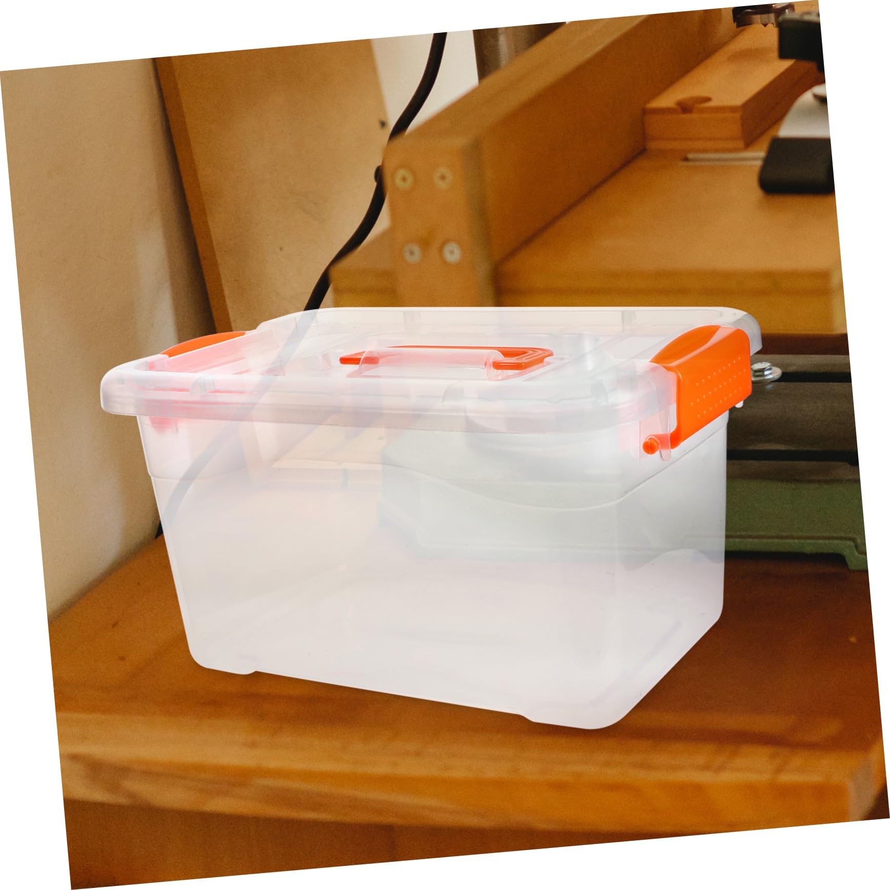 6 Cajas de Almacenamiento Portátiles de 3 L en Pp y Abs