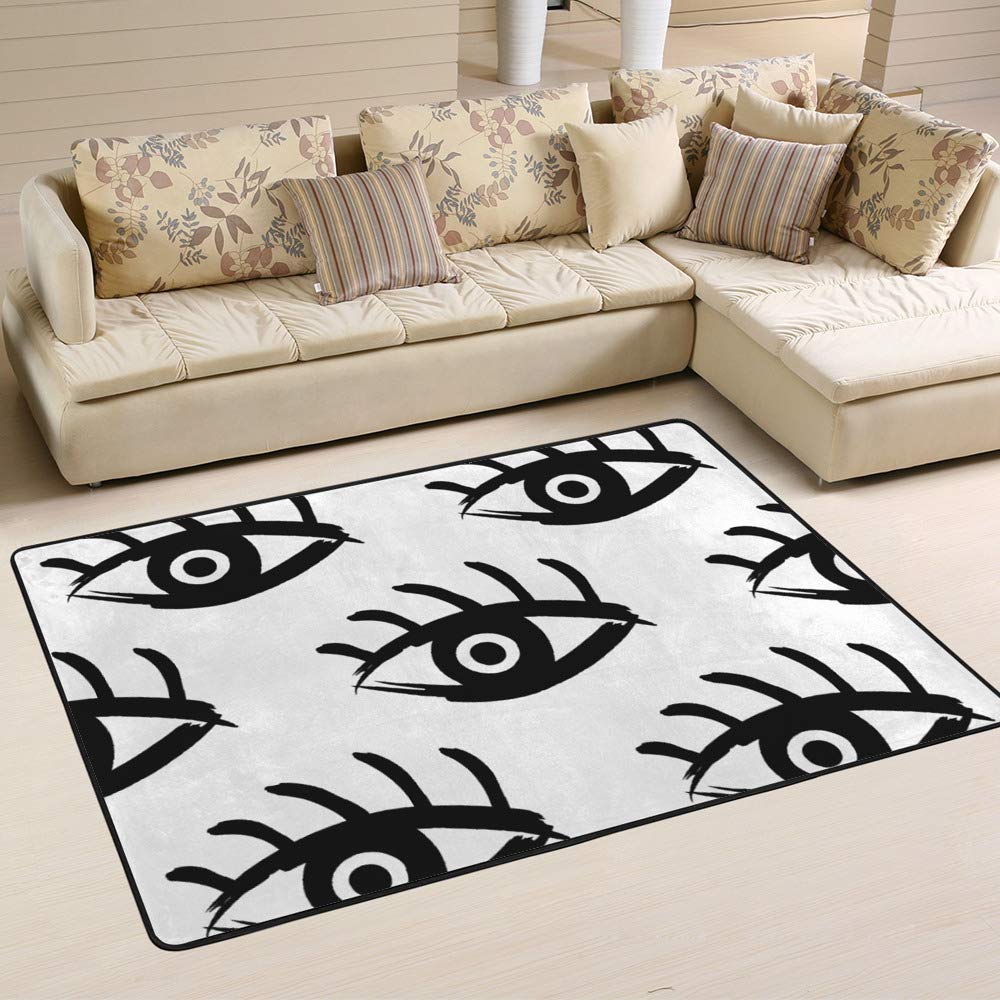 Tapis de salon Yeux Ouverts Ruchen pour chambre et salle à manger