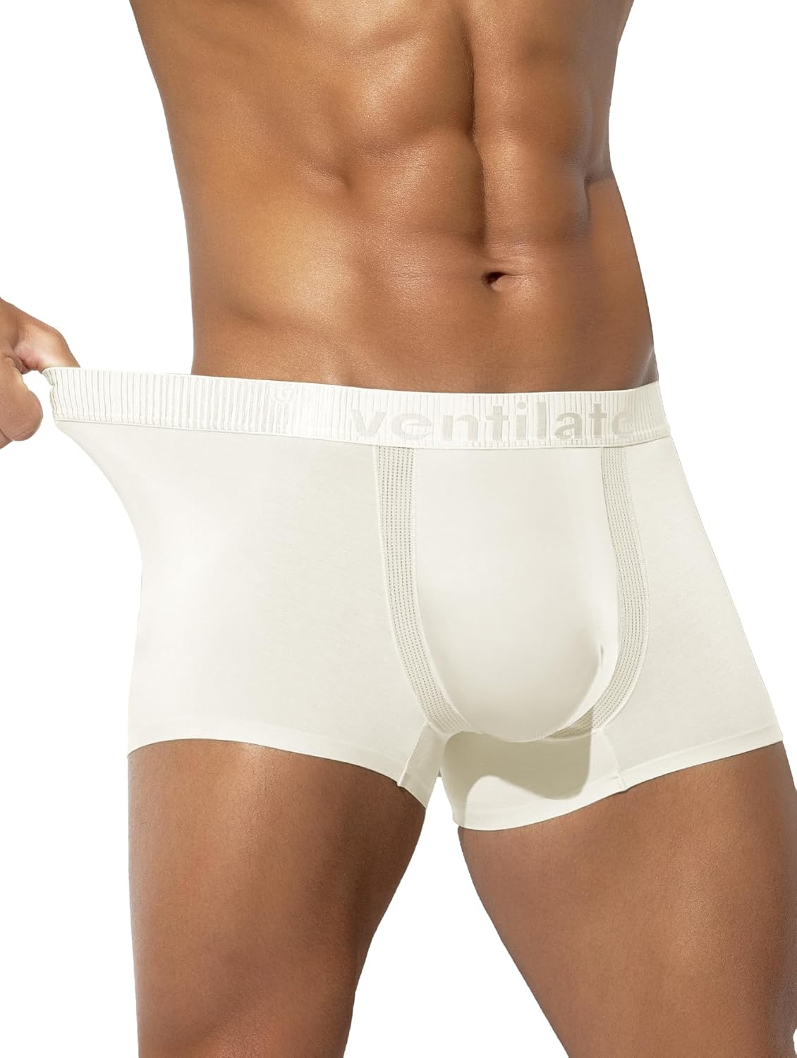 Arjen Kroos Mens Underwear Modal Boxer Briefs Quick Dry Trunks Breathable U-Pouch Underpants for Pack