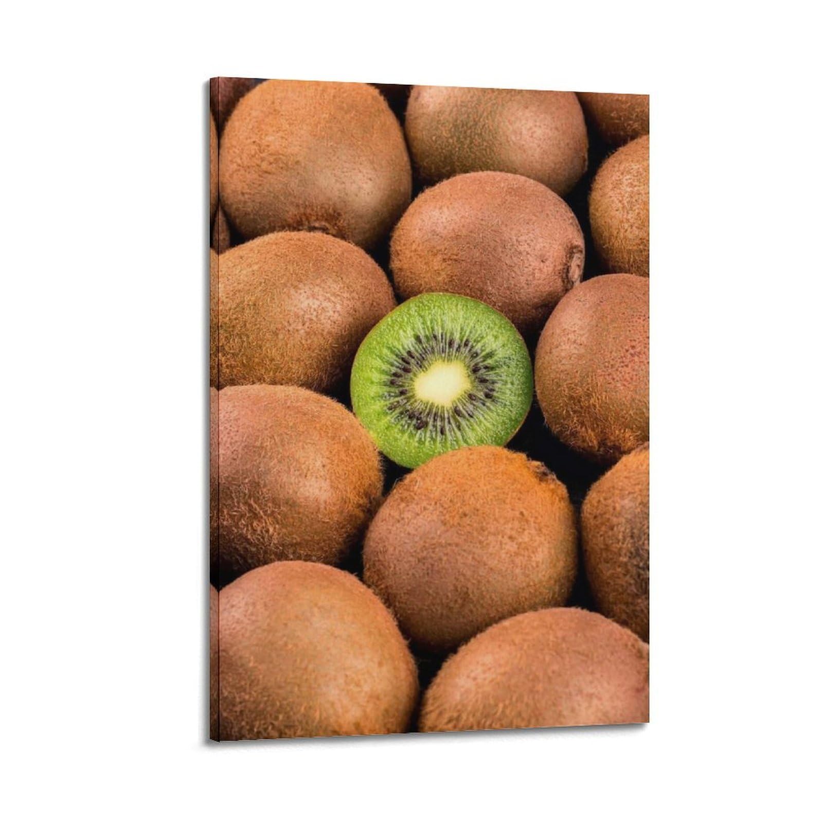 Toile kiwi déco murale prête à suspendre 30x45