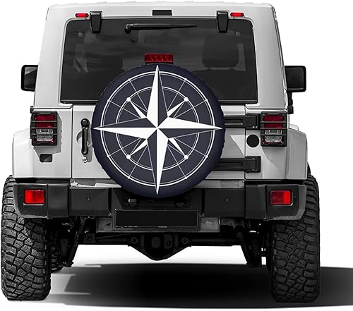 Vista 106 de Foruidea Cubierta de neumático de repuesto con estampado de huellas de perro y gato, a prueba de polvo, para remolque, RV, SUV y muchos vehículos