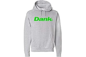 Men's Bold Dank. Gray Pullover Hoodie Sweater Gray