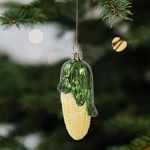 Miniatura 5 de Adornos de cristal prémium para árbol de Navidad, decoraciones colgantes sopladas a mano para árbol de Navidad, fiesta festiva brillante y regalo de
