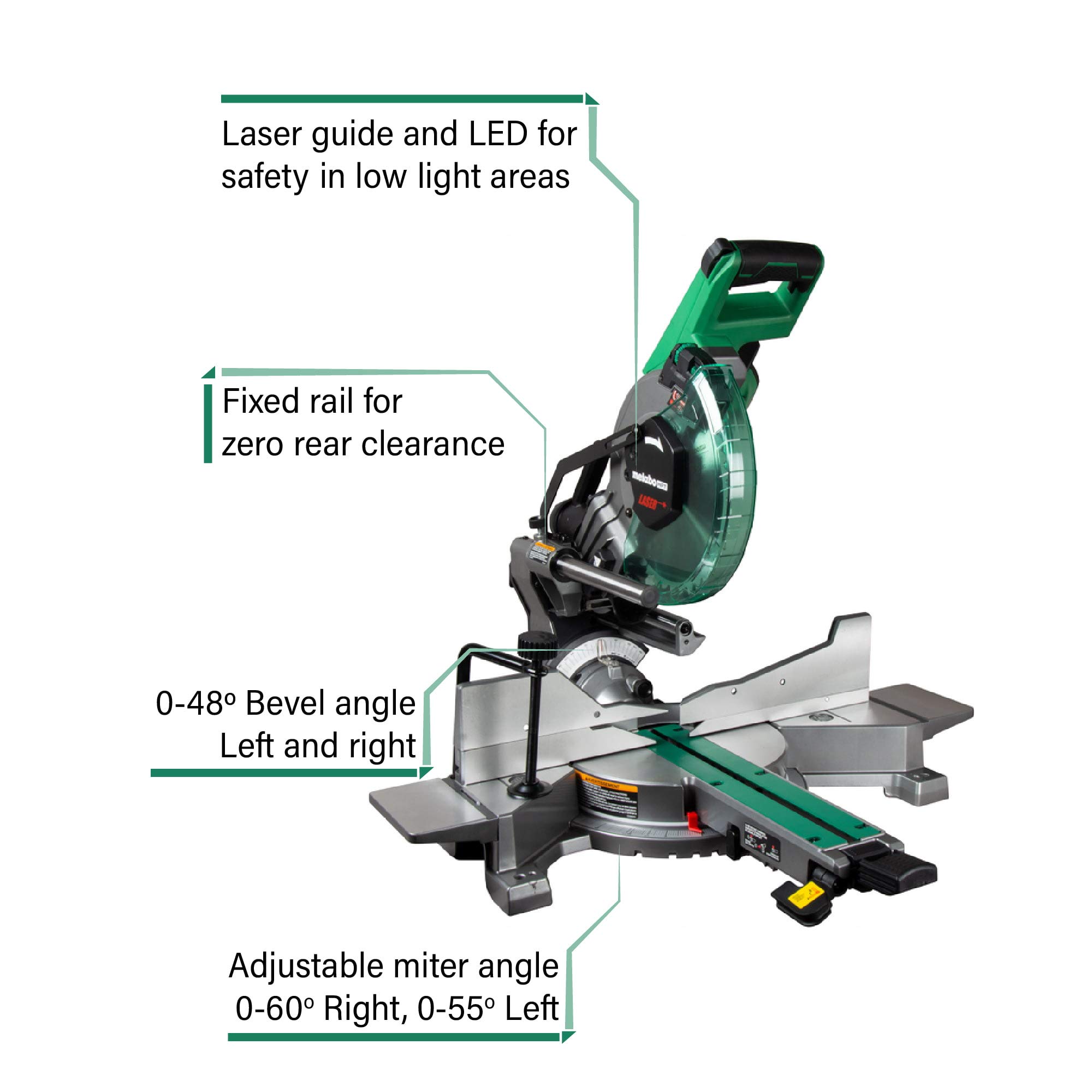 Metabo HPT Sliding Compound Miter Saw 