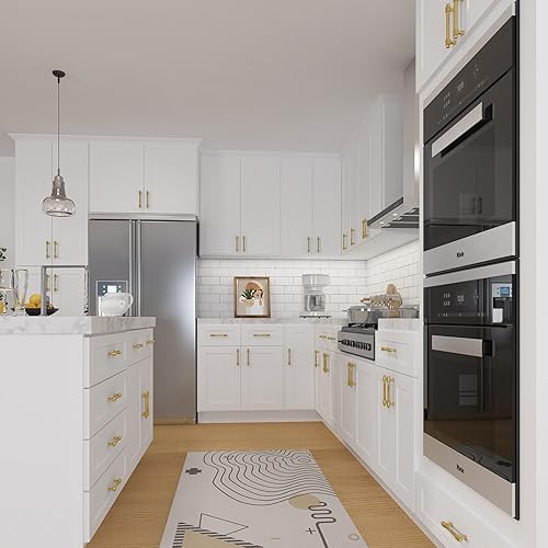 Miniatura 6 de LOVMOR Gabinete de base para fregadero de cocina, gabinete sin ensamblar, unidad de almacenamiento de fregadero individual, gran capacidad, 24