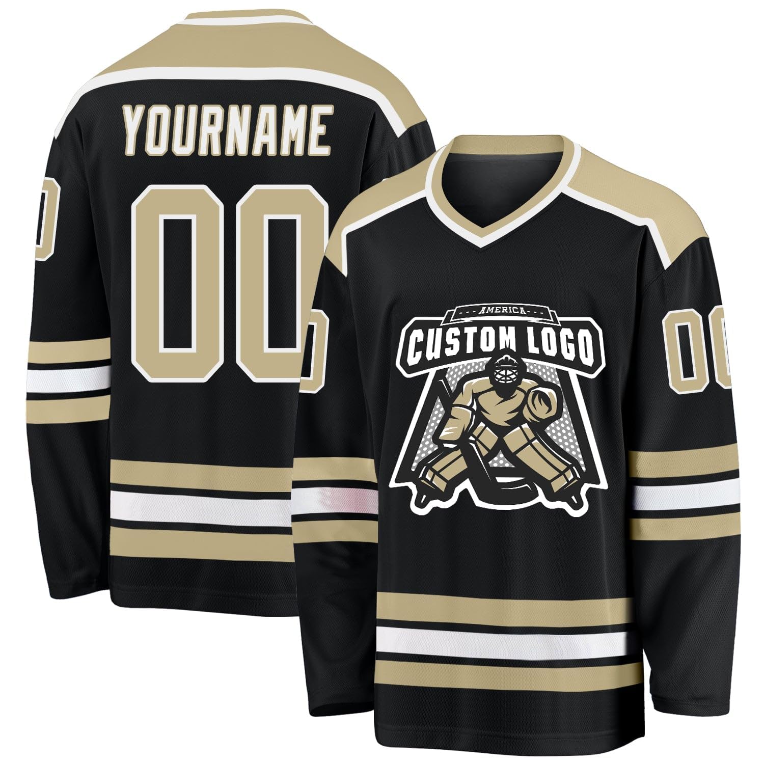 Custom Hockey Jersey Printed Stitched Personalized Name Number Logo Sports Hockey Long Sleeve for Men Women Youth