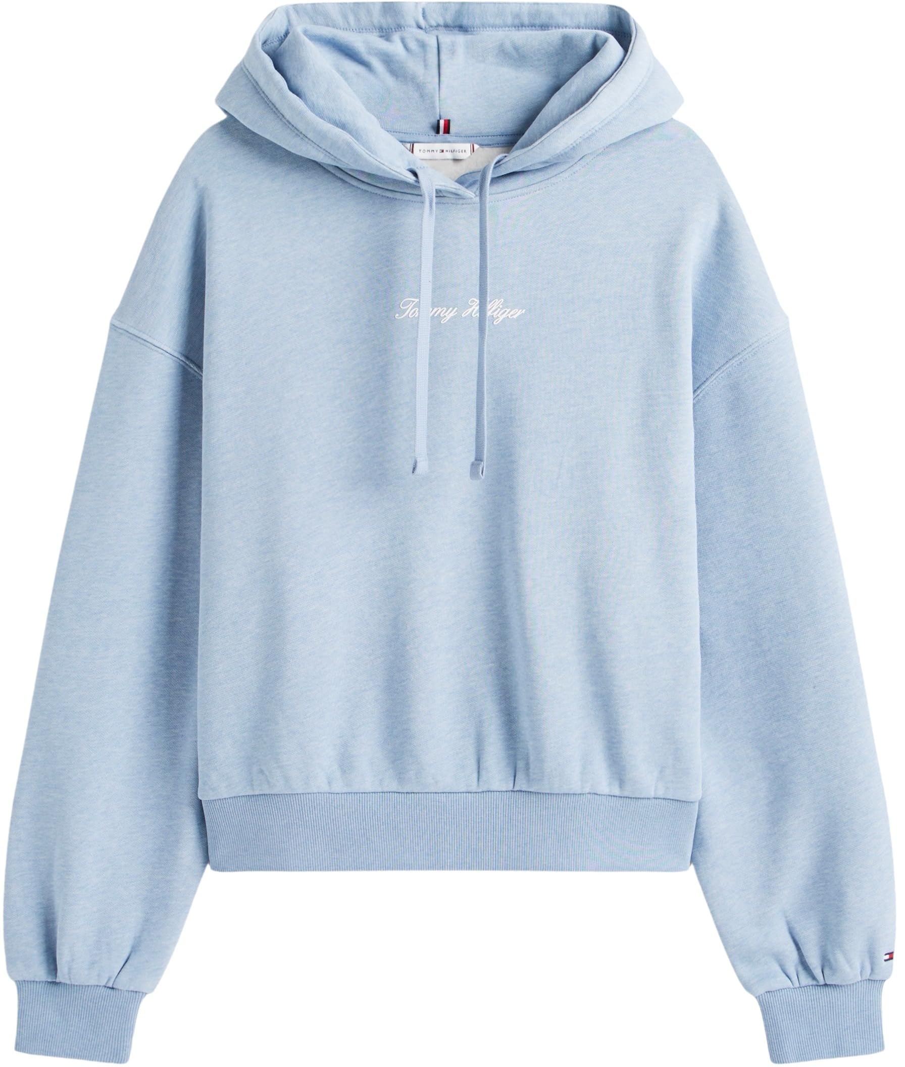 Tommy Hilfiger Sweat à Capuche Femme Classic Script Fleece avec Capuche