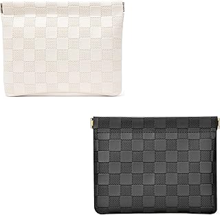 Bolsa de cosméticos de bolsillo de cuero para...