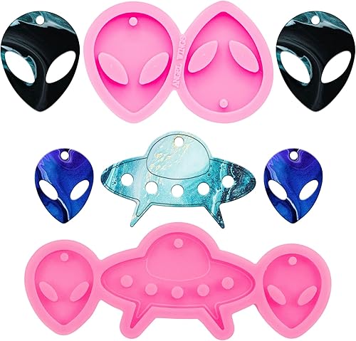 Miniatura 9 de 2 moldes de resina para pendientes forma de hoja moldes de joyería de resina epoxi para mujer aretes manualidades collares moldes de resina 2 tamaños