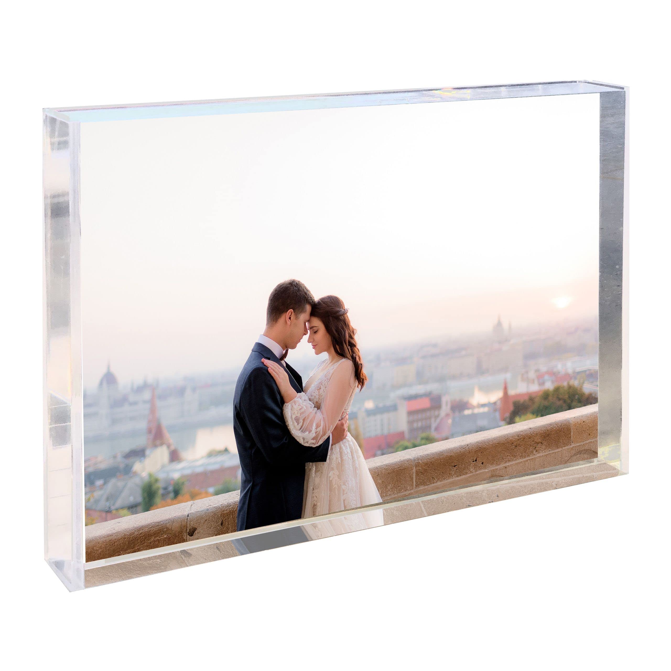 Canetti Design The Original Magnet Frame in Frame -Clear Acrylic 5x7