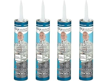 DICOR 351CSCL-1 Clear Cap SEALANT 10.1 OZ 4