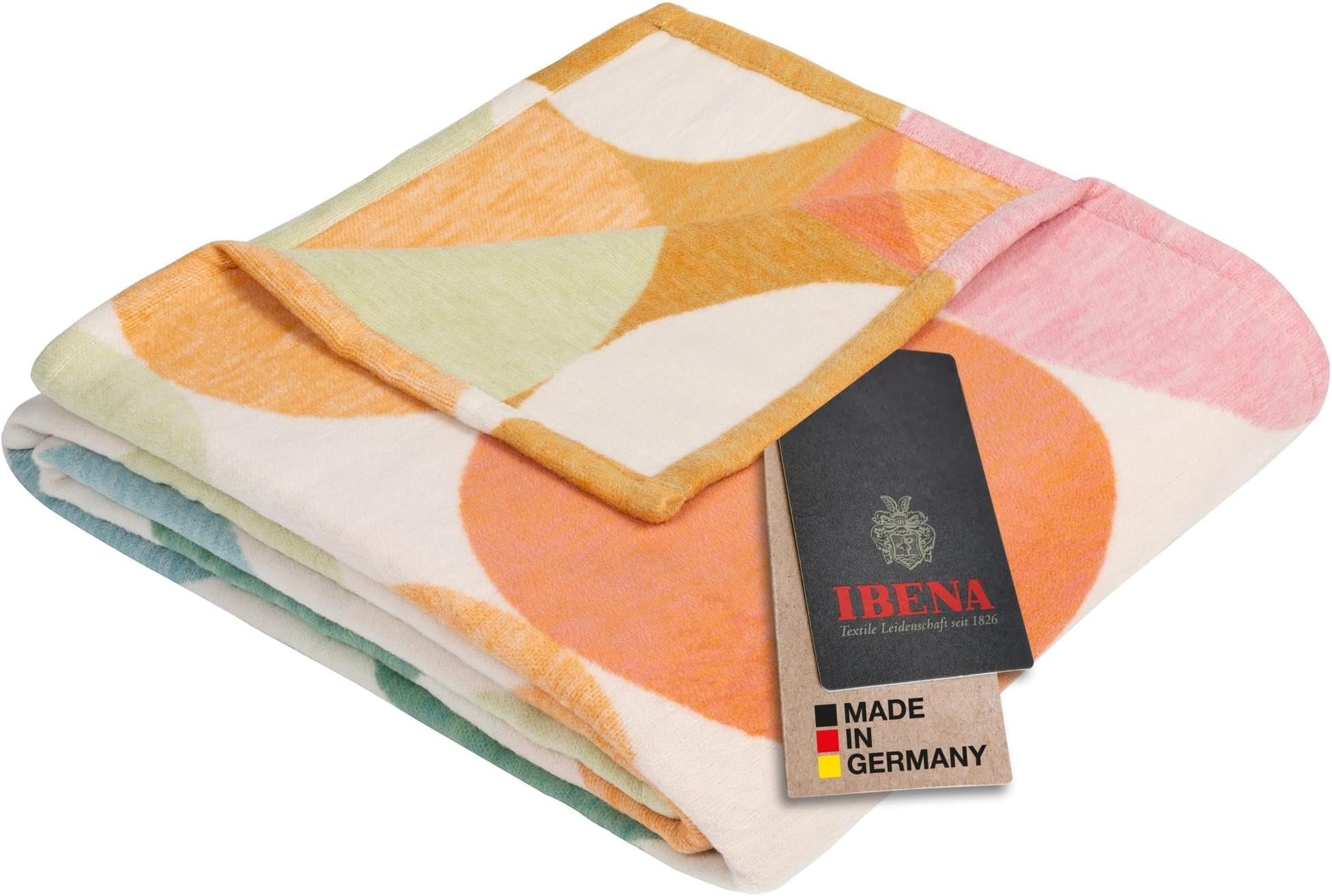 Ibena Venedig Baumwolldecke 140x200 cm Kuscheldecke 100 Baumwolle