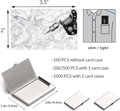 Miniatura 4 de Tarjetas de visita personalizadas, 100 tarjetas de visita de impresión de doble cara, personalizadas con tu logotipo, tarjetas personalizadas de 3.5