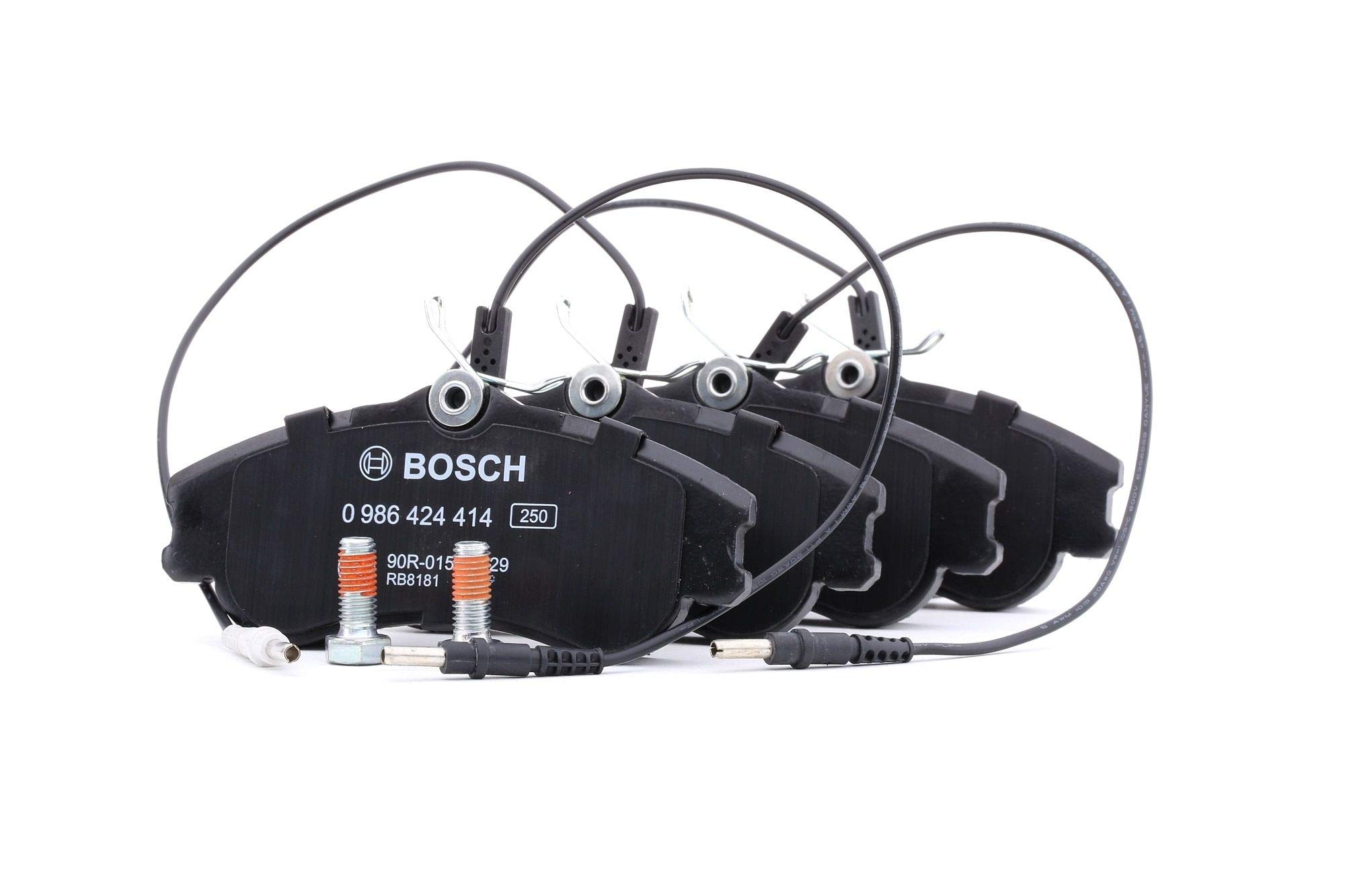 Bosch BP1320 - Pastiglie Freni Auto, Asse Anteriore - Qualità Bosch - Riduzione del Rumore e della Polvere - Certificazione ECE-R90 - Senza Rame - 1 Confezione da 4 Pastiglie