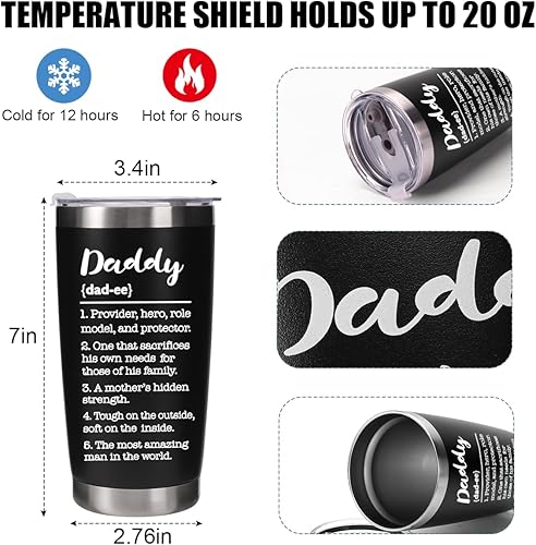 Miniatura 5 de Regalos para papá de hija, hijo, niños, mejor papá de la historia, cumpleaños, Navidad, día del padre, nuevo regalo para papá, regalo para papá,