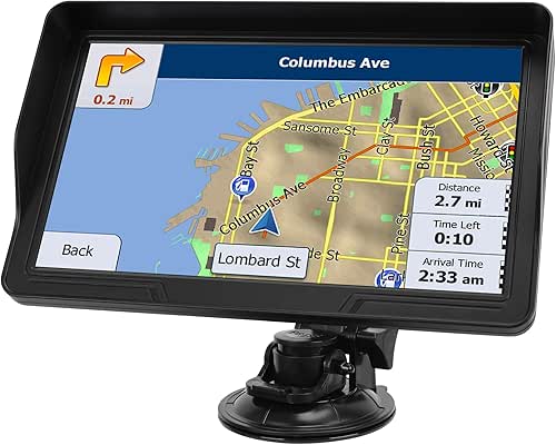 9'' GPS Navigator for Car Truck RV - Touchscreen Navigation