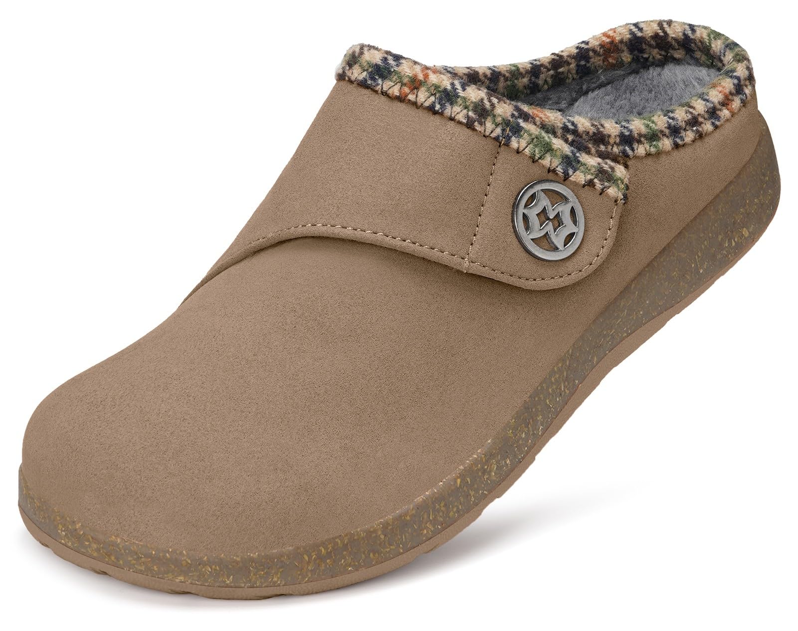 Intini Zoccoli Donna Pantofole per casa Invernali Calde Ciabatte Uomo Sabot Imbottiti Scarpe da Giardino Pantofola Inverno Antiscivolo 36-46EU
