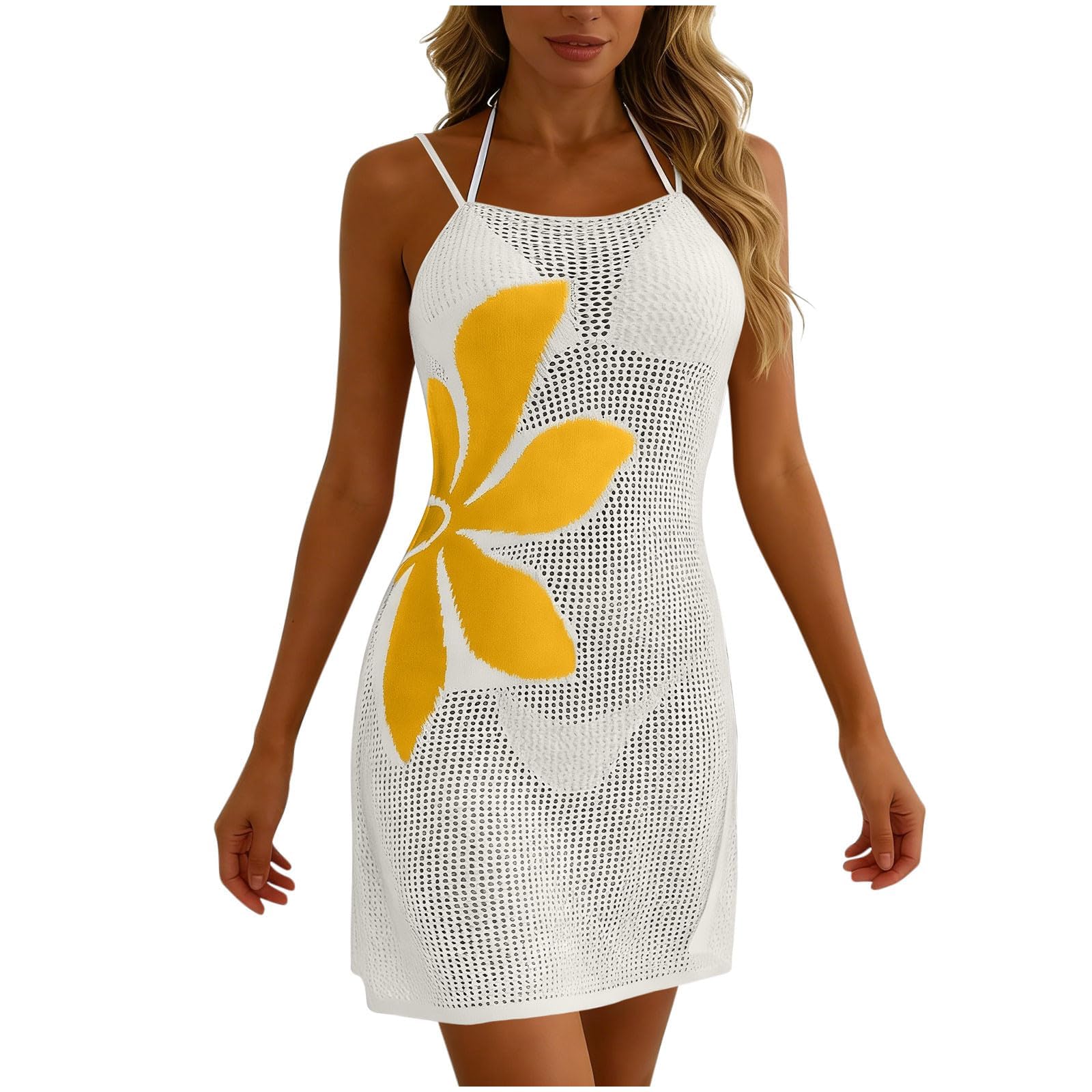 Manta de bikini tipo vestido de playa para protegerte del sol de verano 8